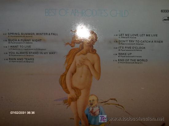 Discos de vinilo: APHRODITES CHILD --- BEST OF - Foto 2