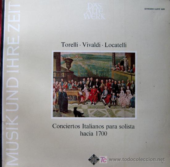 Discos de vinilo: TORELLI-VIVALDI-LOCATELLI. CONCIERTOS ITALIANOS PARA SOLISTA LP 33 RPM TELEFUNKEN 1975. PERFECTO EST