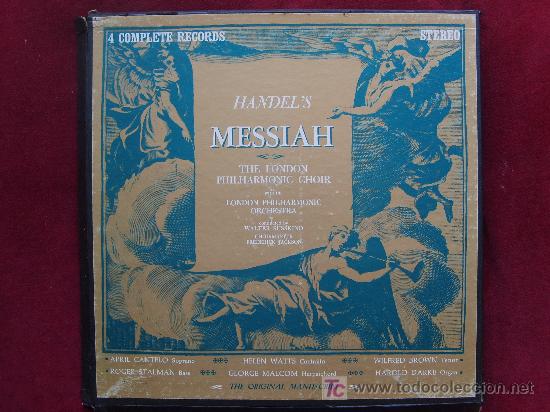 Discos de vinilo: +++ HAENDEL -MESSIAS - LSO/SUESSKIND - 4 LPs +++ - Foto 1