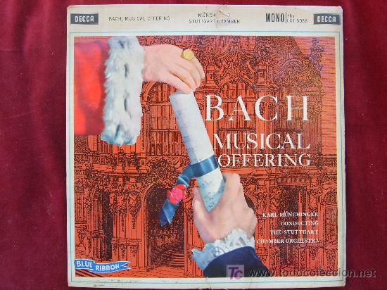 Discos de vinilo: +++ DECCA LXT 5036 - BACH - MUSICAL OFFERING - MUNCHINGER +++ - Foto 1