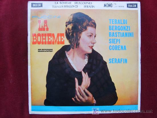 Discos de vinilo: +++DECCA LXT 5608 - PUCCINI: LA BOHEME +++ - Foto 1