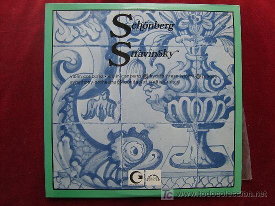 Discos de vinilo: SUPRAPHON - SCHONBERG/STRAVINSKY - VIOLIN COCERT0 - COMO NUEVO! - Foto 1