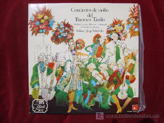 Discos de vinilo: BASF MPS KLASSIK - CONCIERTOS DE VIOLIN DEL BARROCO TARDIO - JAAP SCHROEDER, VIOLIN