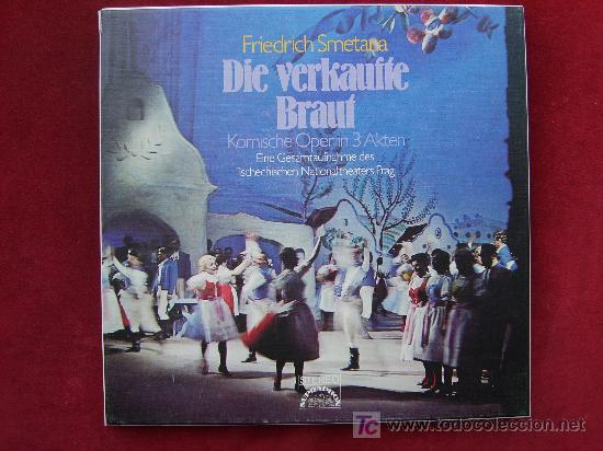 Discos de vinilo: SUPRAPHON - SMETANA - LA NOVIA VENDIDA - OPERA EN 3 ACTOS - Foto 1