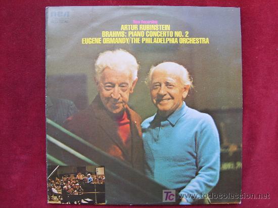 Discos de vinilo: RCA RED SEAL - BRAHMS: PIANO CONCIERTO NO.2 - RUBINSTEIN/ORMANDY - Foto 1