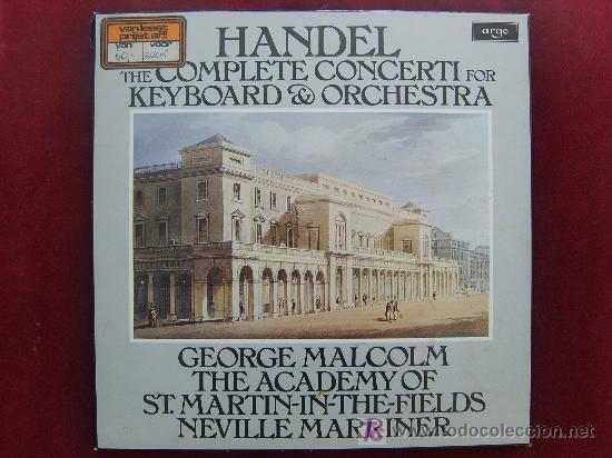 Discos de vinilo: ARGO D3D4 - HANDEL - LOS CONCIERTOS COMPLETOS PARA KEYBOARD & ORQUESTA - Foto 1