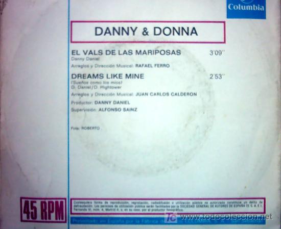Discos de vinilo: DANNY  & DONNA   1971 - Foto 2
