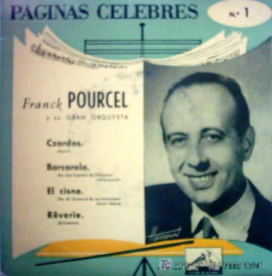 Discos de vinilo: FRANCH  POURCEL  Y SU GRAN ORQUESTA - Foto 1