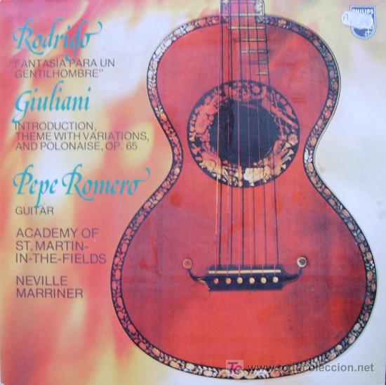 Discos de vinilo: PHILIPS - RODRIGO/GIULIANI - PEPE ROMERO - Foto 1