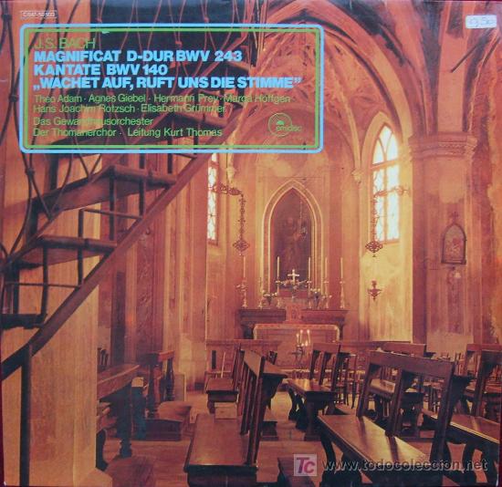Discos de vinilo: EMIDISC - BACH: MAGNIFICAT .... - Foto 1