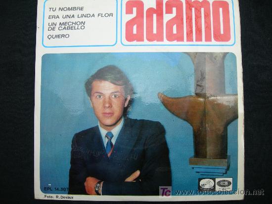 Discos de vinilo: ADAMO TU NOMBRE - Foto 1