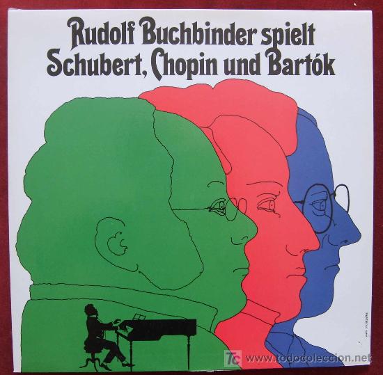 Discos de vinilo: BUCHBINDER TOCA SCHUBERT, CHOPIN, MOZART - Foto 1