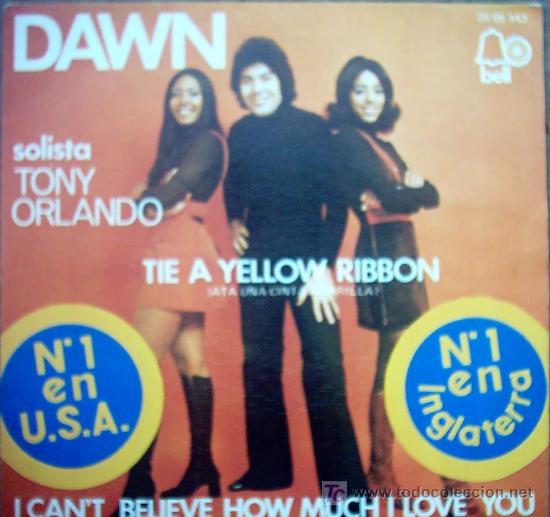 Discos de vinilo: DAWN  -  SOLISTA TONY ORLANDO - Foto 1