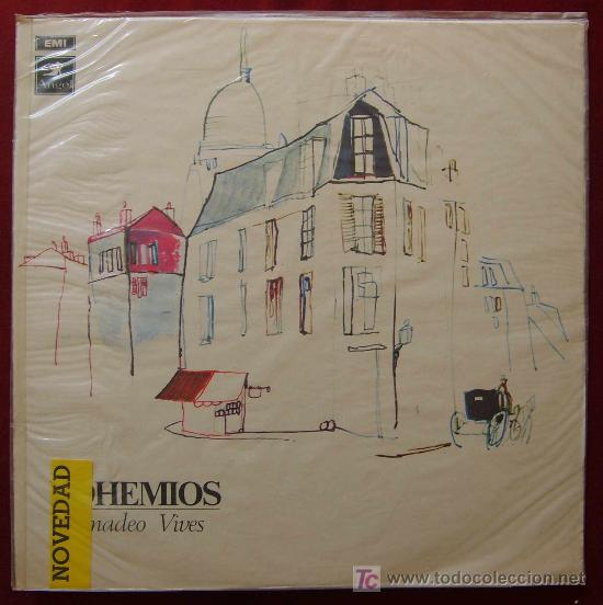 Discos de vinilo: AMADEO VIVES - BOHEMIOS - Foto 1