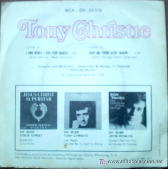 Discos de vinilo: TONY CHRISTIE - Foto 2