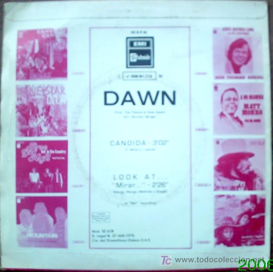 Discos de vinilo: DAWN  CANDIDA - Foto 2