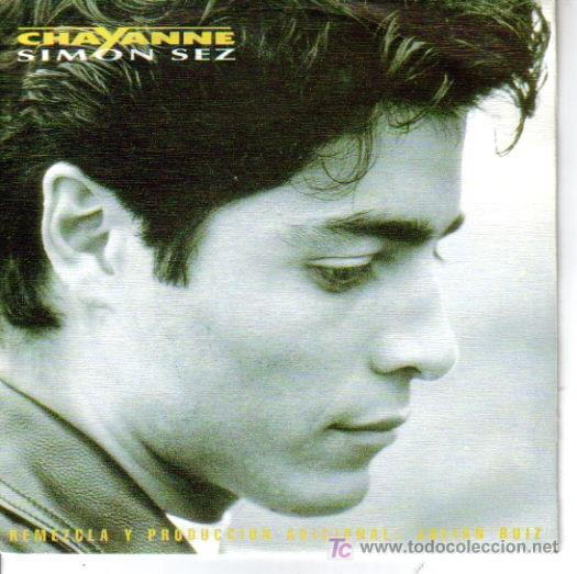 Disques de vinyle: CHAYANNE-SIMON SEZ SINGLE VINILO PROMOCIONAL EDITADO POR EPIC EN 1990