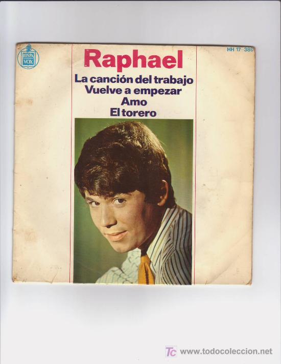 Discos de vinilo: (D-26)DISCO SINGLE RAFAEL - Foto 1