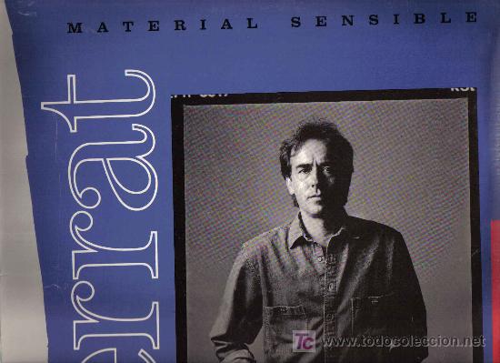 Discos de vinilo: lp JOAN MANUEL SERRAT - MATERIAL SENSIBLE - Foto 1