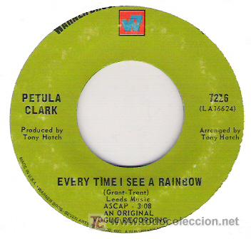 Discos de vinilo: PETULA CLARK - DONT TIME SEE A RAINBOW / DONTGIVE UP - Foto 1