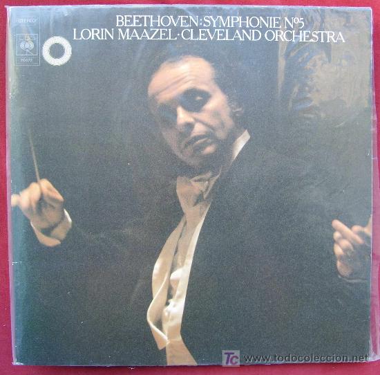 Discos de vinilo: CBS MASTERWORKS - BEETHOVEN SINFONIA NO.5 - LORIN MAAZEL - IMPECABLE! - Foto 1