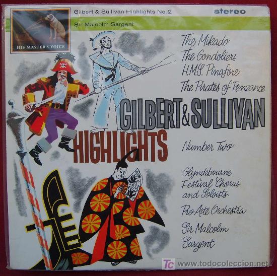 Discos de vinilo: HMV - ASD 487 - GILBERT & SULLIVAN - SARGENT - Foto 1