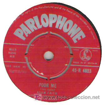 Discos de vinilo: ADAM FAITH - POOR ME / THE REASON - Foto 1