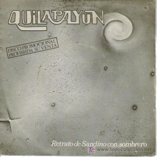 Disques de vinyle: QUILAPAYUN-RETRATO DE SANDINO CON SOMBRERO + ECLIPSE DE SOL SINGLE VINILO 1983  PROMOCIONAL SPAIN