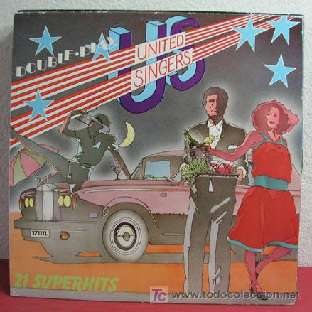 Discos de vinilo: UNITED SINGERS  21 SUPERHITS  POLYDOR 1981 LP33 DOBLE - Foto 1