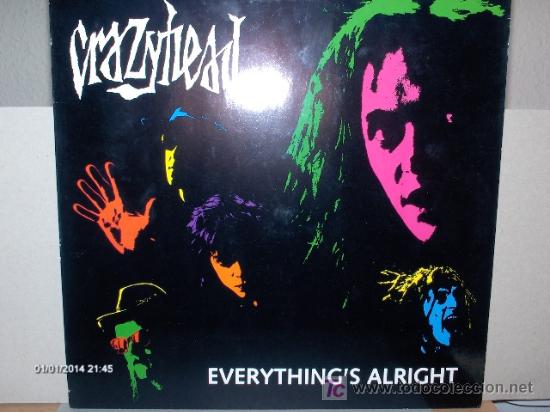 Discos de vinilo: CRAZYHEAD ---- EVERYTHING&acute;S ALRIGHT    MAXI - Foto 1