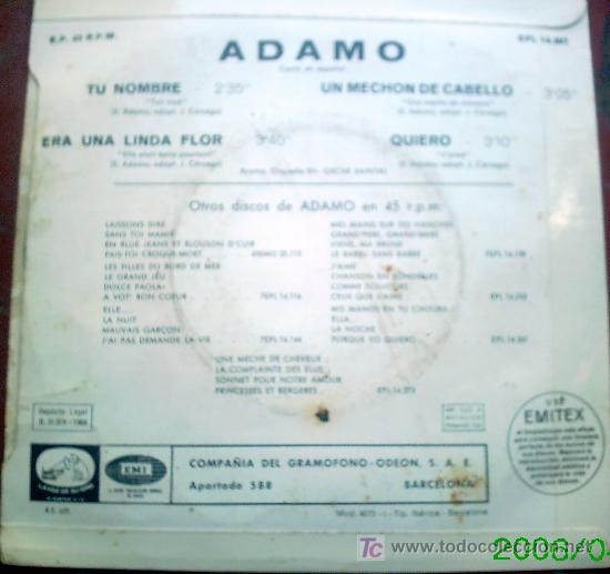 Discos de vinilo: ADAMO 1966 - Foto 2