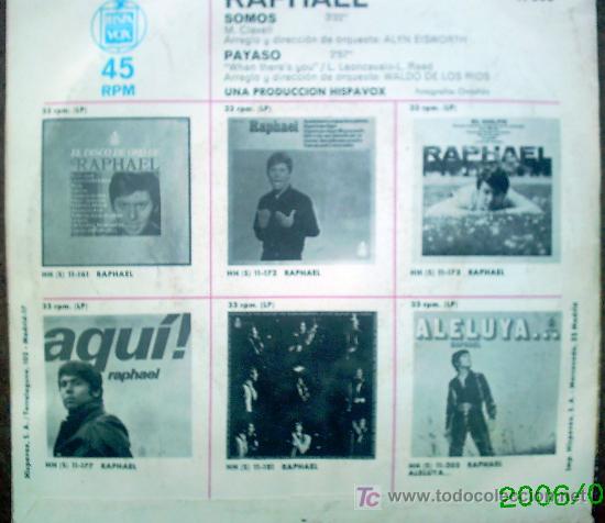 Discos de vinilo: RAPHAEL - Foto 2