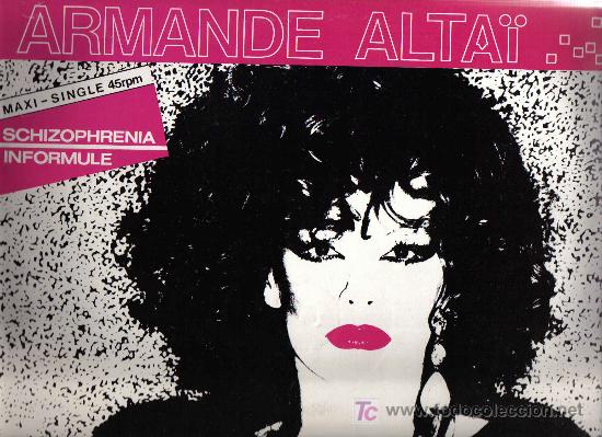 Discos de vinilo: MAXI SINGLE VINILO DE ARMANDE ALTAI : schizophrenia + informule - Foto 1