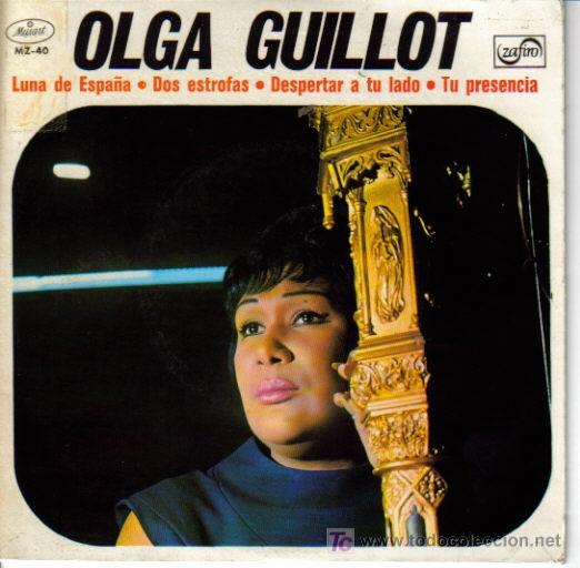 Disques de vinyle: OLGA GUILLOT-LUNA DE ESPA&Ntilde;A + 3 EP VINILO RARO PROMOCIONAL EDITADO POR ZAFIRO EN 1969