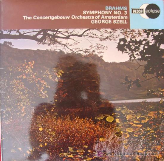 Discos de vinilo: DECCA ECLIPSE ECS 689 - BRAHMS - SINFONIA NO.3 EN FA MAJOR - GEORG SZELL - Foto 1