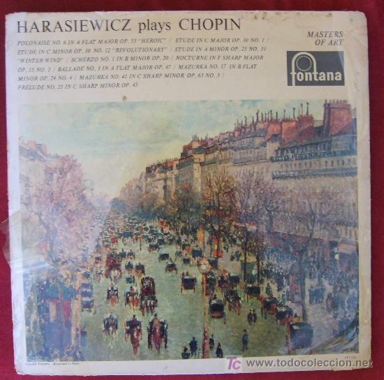 Discos de vinilo: HARASIEWICZ TOCA CHOPIN - FONTANA - Foto 1
