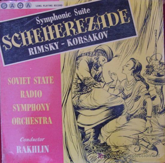 Discos de vinilo: SAGA - SCHEHEREZADE - RAKHLIN - Foto 1