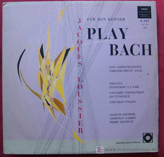 Discos de vinilo: DECCA - EDICION CLUB - JACQUES LOUSSIER - PLAY BACH - Foto 1