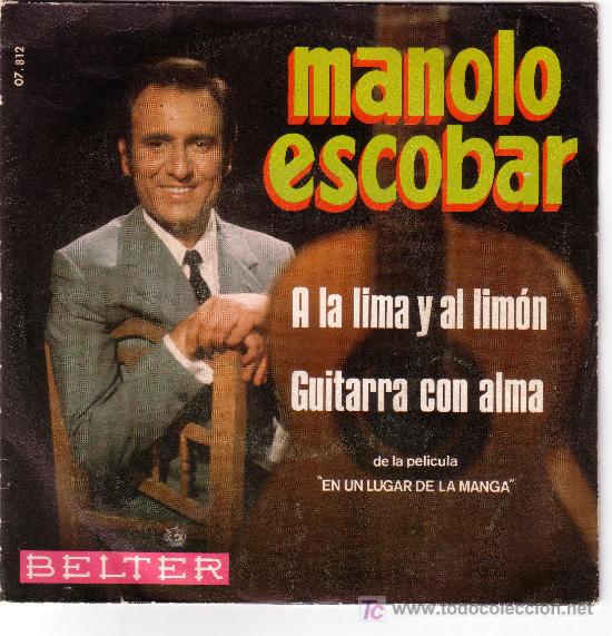 Discos de vinilo: MANOLO ESCOBAR - A LA LIMA Y AL LIMON... - Foto 1