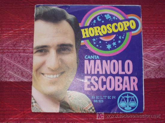 Discos de vinilo: MANOLO ESCOBAR -HOROSCOPO... - Foto 1