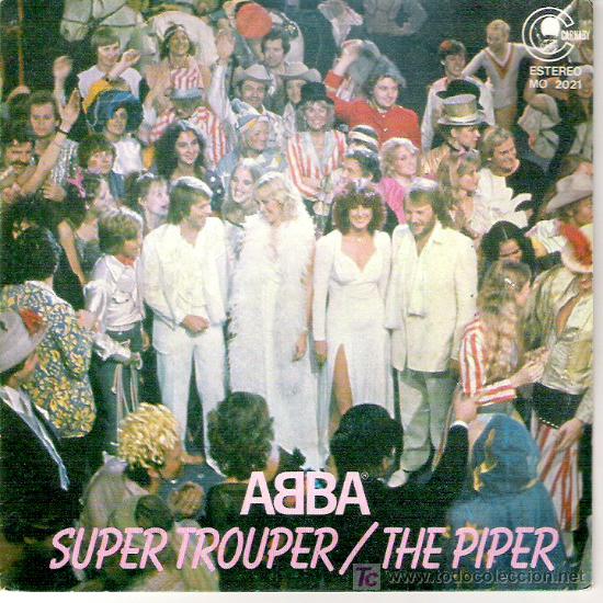Discos de vinilo: ABBA - SUPERTROUPER / THE PIPPER - Foto 1