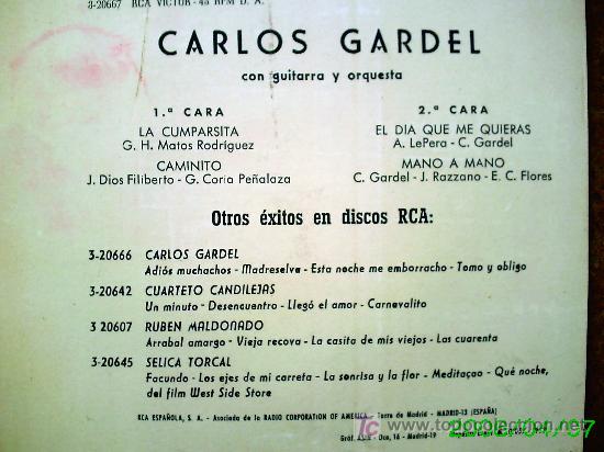 Discos de vinilo: CARLOS  GARDEL - Foto 2
