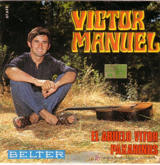 Discos de vinilo: VICTOR MANUEL - AL ABUELO VICTOR - Foto 1