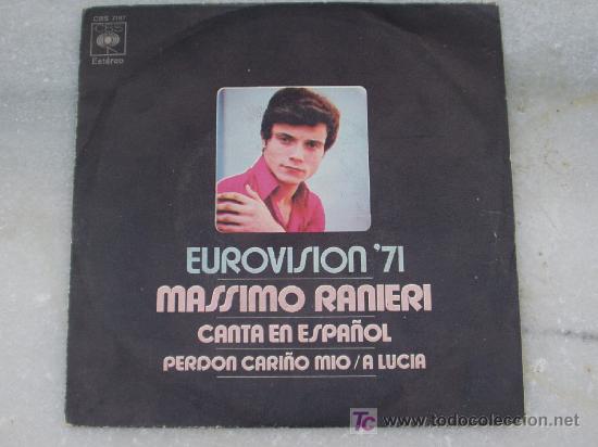 Discos de vinilo: MASSIMO RANIERI - EUROVISION 1971 - Foto 1