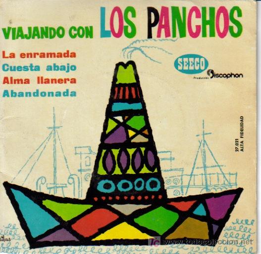 Discos de vinil: LOS PANCHOS-LA ENRAMADA + 3 E.P. RARO EDITADO POR DISCOPHON EN 1961