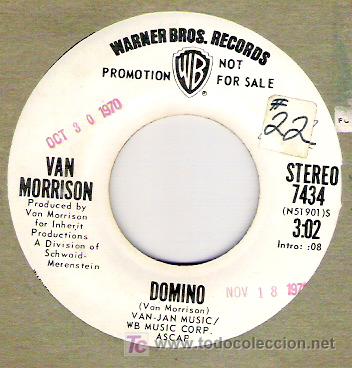 Discos de vinilo: VAN MORRISON -DOMINO PROMOCIONAL 1970 - Foto 1