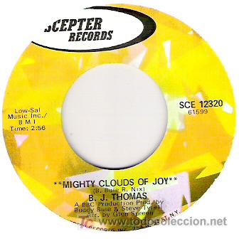 Discos de vinilo: B. J . THOMAS -MIGHT CLOUDS OF JOY / LIFE - Foto 1