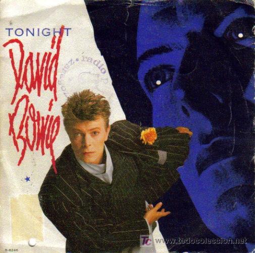 Discos de vinilo: DAVID BOWIE-TONIGHT + TUMBLE AND TWIRL SINGLE VINILO PROMO EDITADO POR EMI EN 1984