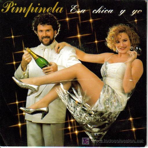 Disques de vinyle: PIMPINELA-ESA CHICA Y YO  SINGLE PROMOCIONAL EDITA EPIC EN 1991
