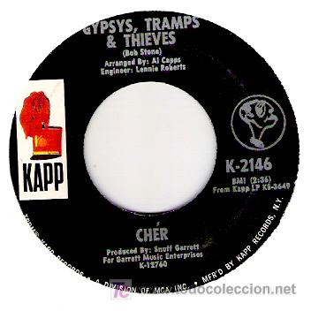 Discos de vinilo: CHER - GYPSYS , TRAMPS & THIEVES / HE`LL NEVER KNOW - Foto 1